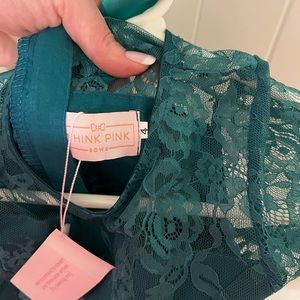 Emerald Green formal dress.